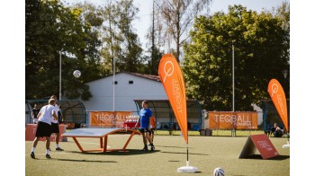 Beachflag Teqball Romania