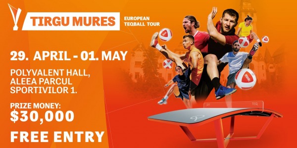 European Teqball Tour, la Tirgu-Mures, 29 aprilie - 1 mai
