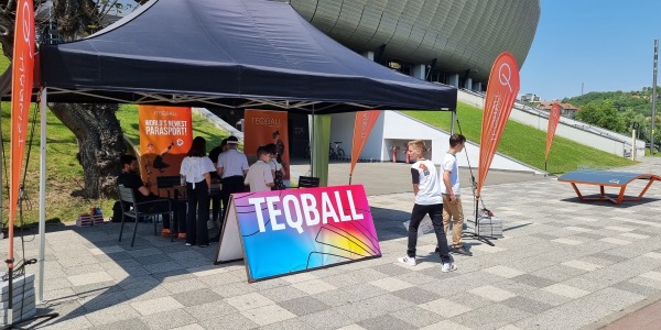 Demonstratii de Teqball la Sports Festival